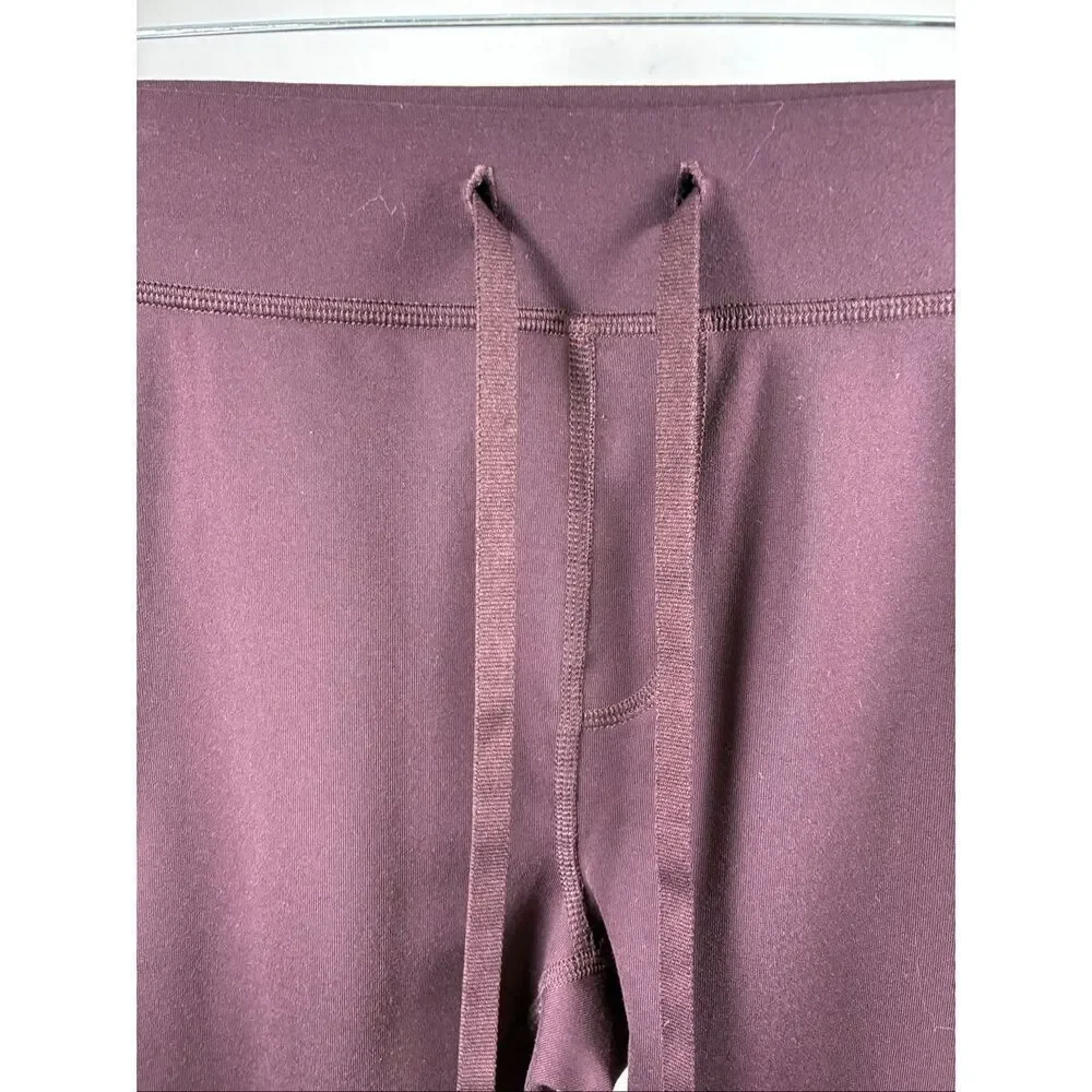 ALO Yoga Checkpoint Drawstring Leggings in Dark Mauve Size S